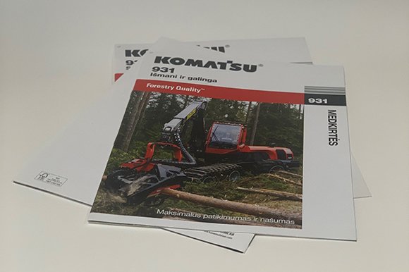 Katalogų, brošiūrų spauda, maketavimas